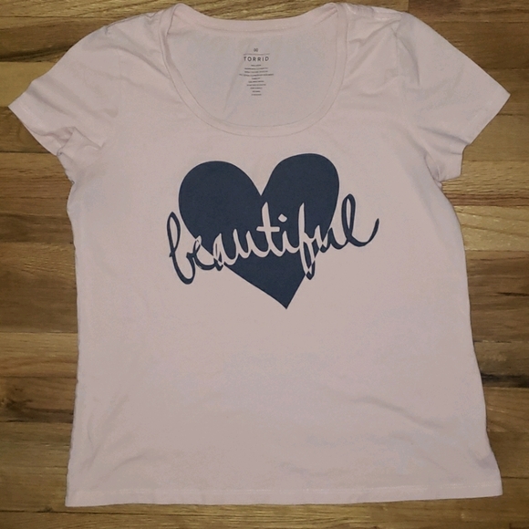 torrid Tops - Torrid "Beautiful" Tee shirt